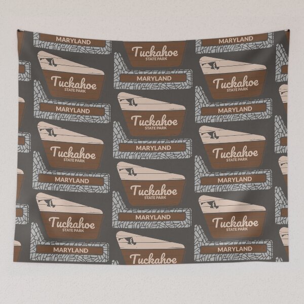 Item preview, Tuckahoe State Park Maryland Entrance Welcome Sign MD designed and sold by palmettodigital.