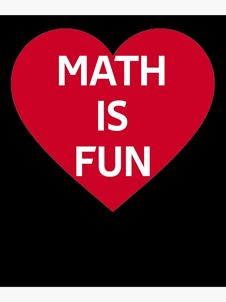 Discover math is fun Premium Matte Vertical Poster