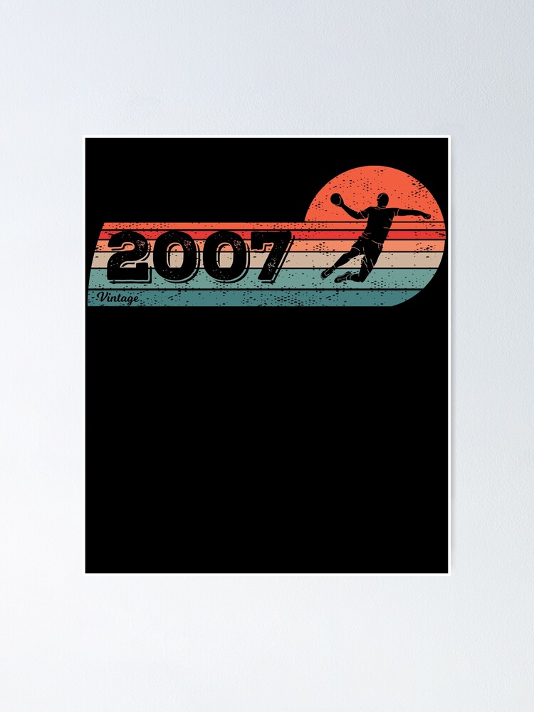 "Handball player born 2007 birthday handball player handball" Poster ...