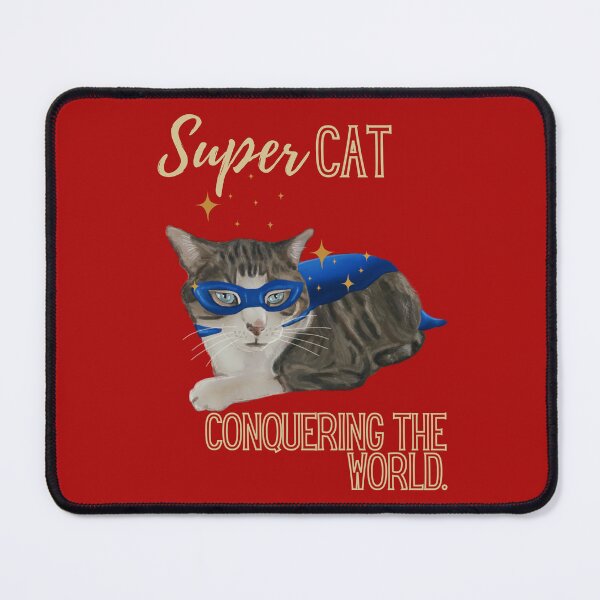 Item preview, Supercat cat - conquer the world designed and sold by SonjaNeuroth.