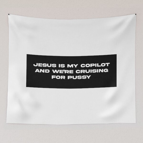 Item preview, Jesus is my copilot designed and sold by stickertopic.