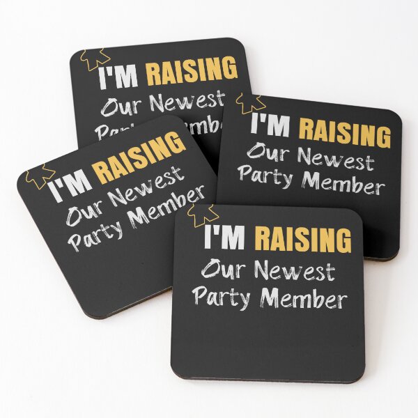 Item preview, I'm Raising Our Newest Party Member - Board Game Inspired Graphic - Tabletop Gaming  - Parent designed and sold by MeepleDesign.