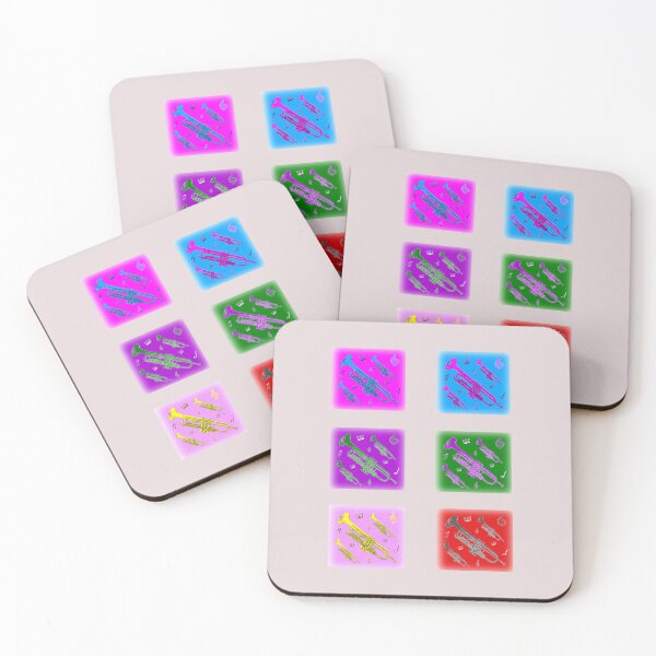 Item preview, Multi-Color Trumpet Sticker Pack - Come Blow Your Horn designed and sold by ThisNThatImages.