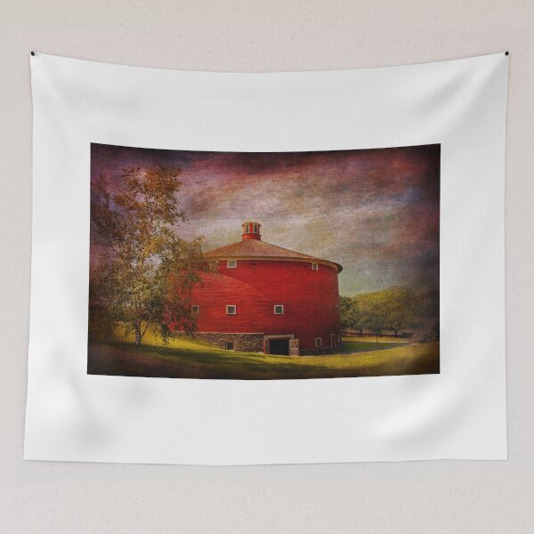 Item preview, Farm - Barn - Red round barn  designed and sold by Mike Savad Photography.