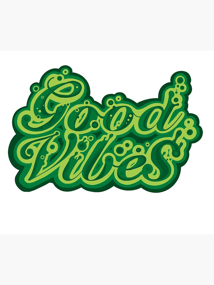 Good vibes word 2025 art