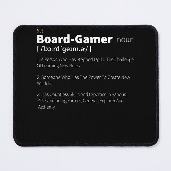 Item preview, Board Gamer Definition - Board Game Inspired Graphic - Tabletop Gaming - BGG designed and sold by MeepleDesign.