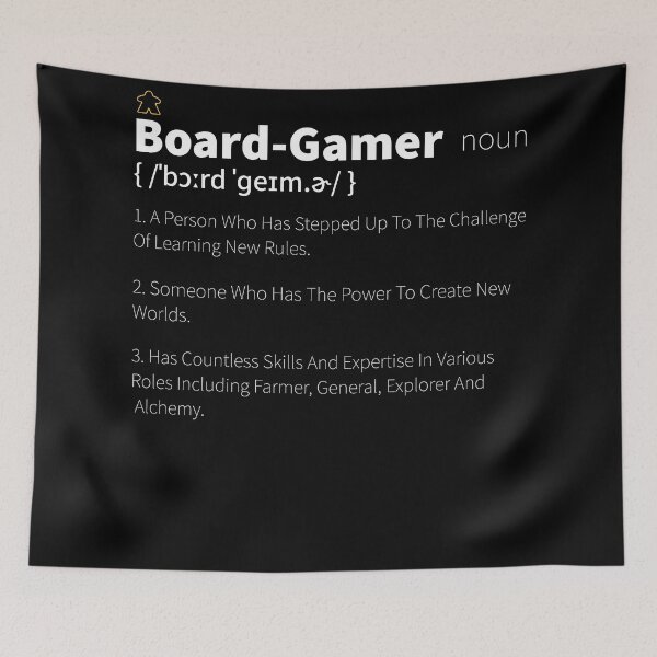 Item preview, Board Gamer Definition - Board Game Inspired Graphic - Tabletop Gaming  - BGG designed and sold by MeepleDesign.