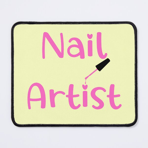 Item preview, Nails Shape Nail Artist Nails Artists Aprons Text Nail Salon Gifts Idea For Womens designed and sold by Dr.YesOrNo.