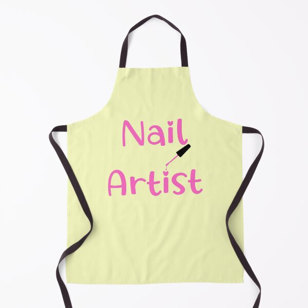 Item preview, Nails Shape Nail Artist Nails Artists Aprons Text Nail Salon Gifts Idea For Womens designed and sold by Dr.YesOrNo.
