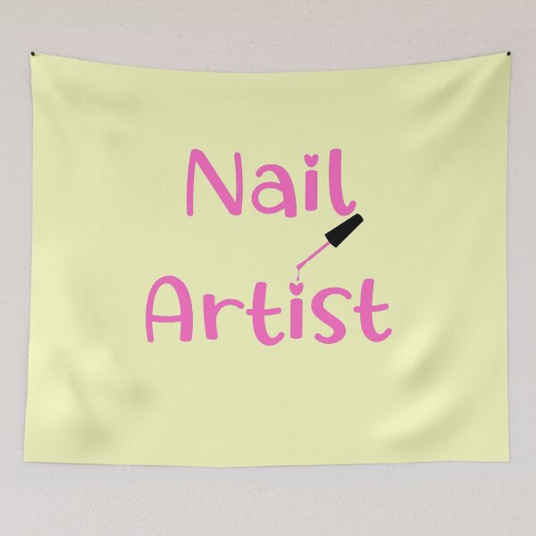 Item preview, Nails Shape Nail Artist Nails Artists Aprons Text Nail Salon Gifts Idea For Womens designed and sold by Dr.YesOrNo.