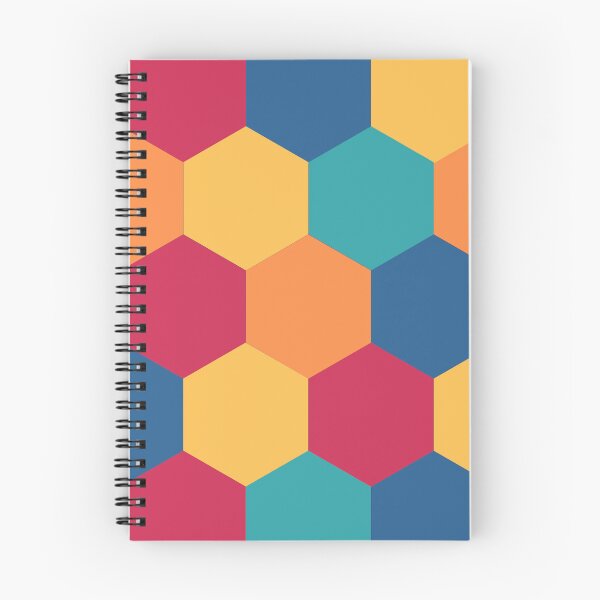 Item preview, Retro Vintage hexagon pattern  designed and sold by BronikowskiART.