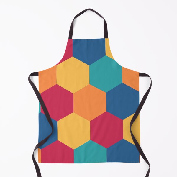 Item preview, Retro Vintage hexagon pattern  designed and sold by BronikowskiART.