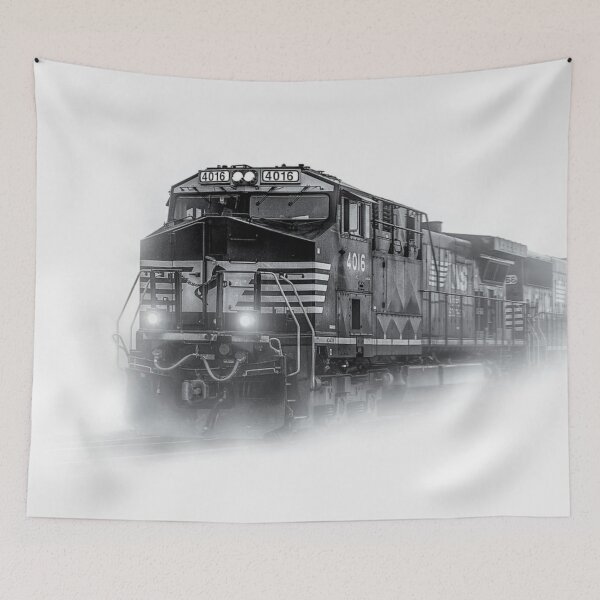 Item preview, Train Black and White train tracks designed and sold by mwagie.