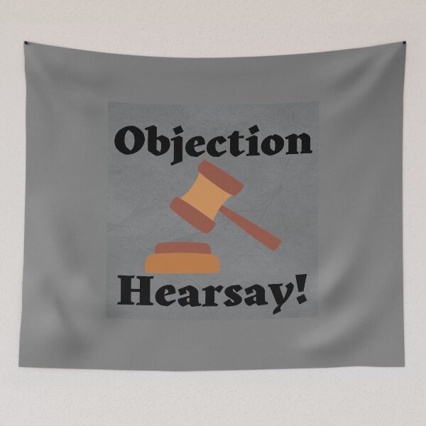 Item preview, objection hearsay court case drama designed and sold by Zevy-Darling.