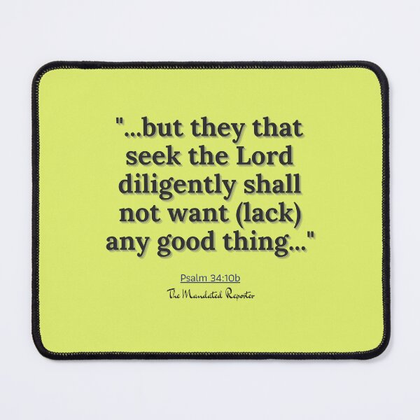 Item preview, Psalm 34:10b - Yellow and Black designed and sold by TheReporter1.