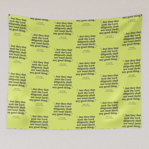 Item preview, Psalm 34:10b - Yellow and Black designed and sold by TheReporter1.