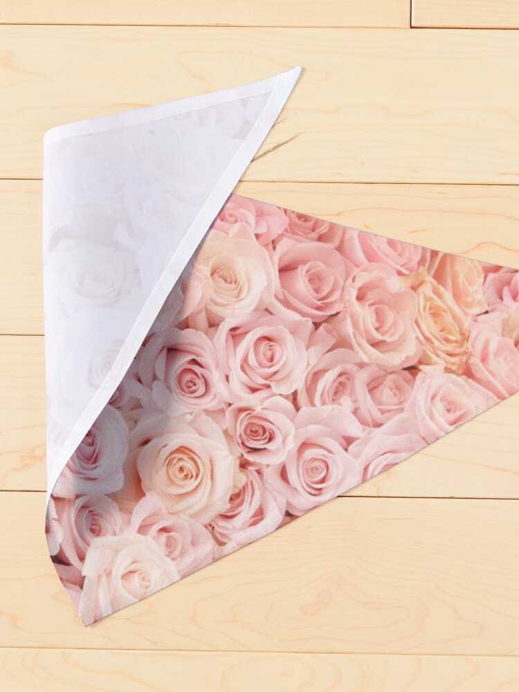 Alternate view of Blush Pink Roses Pet Bandana