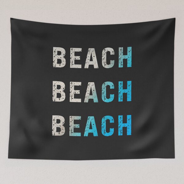 Item preview, Beach Distressed Typography Design designed and sold by adriana-holmes.