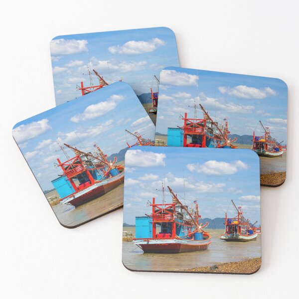 Item preview, Thai fishing boats anchored in Koh Lanta, Krabi, Thailand designed and sold by Kevin Hellon.