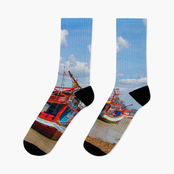 Item preview, Thai fishing boats anchored in Koh Lanta, Krabi, Thailand designed and sold by Kevin Hellon.