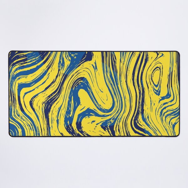 Item preview, Marbled Yellow and Blue designed and sold by RoxanneG.