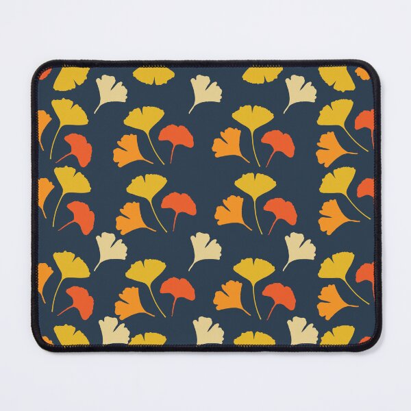 Item preview, Colorful Ginkgo Leaves Pattern Blue designed and sold by Anna Lemos.
