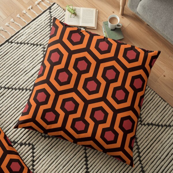 Redrum Mid Century Modern MCM Overlook Hotel Shining 237 Modèle Coussin de sol