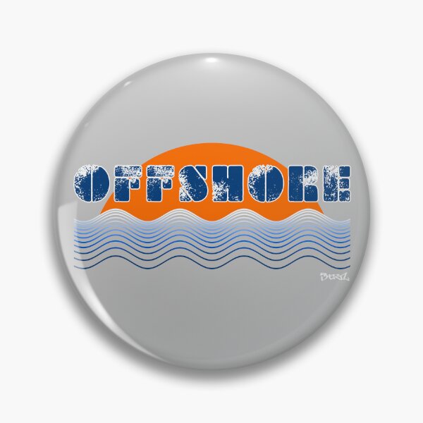 Item preview, OFFSHORE - WAVES EDITION. BLUE/ORANGE/WHITE designed and sold by 5hertz.