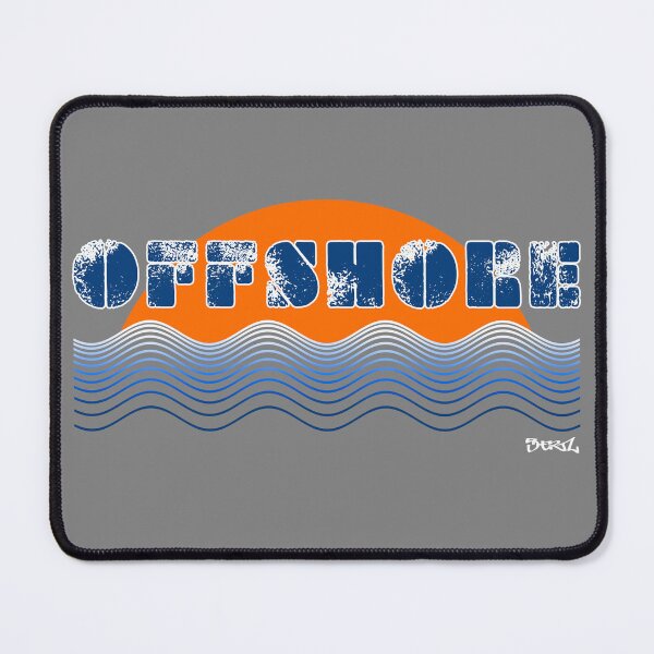 Item preview, OFFSHORE - WAVES EDITION. BLUE/ORANGE/WHITE designed and sold by 5hertz.