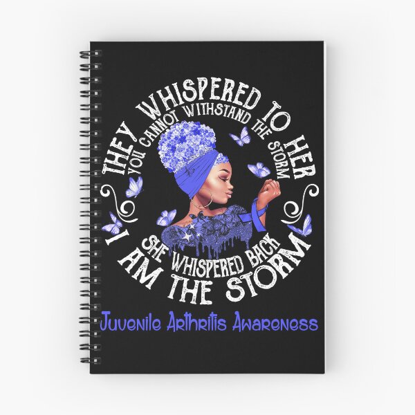 Item preview, Black Girl Fighter Strong I Am The Storm Juvenile Arthritis Awareness designed and sold by Mnrshirley.