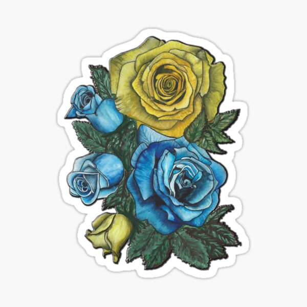 Roses from Bloody Life Sticker