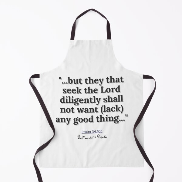 Item preview, Psalm 34:10b - White and Black designed and sold by TheReporter1.