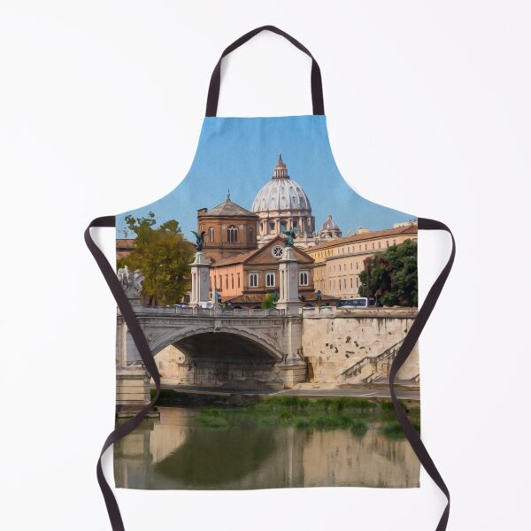 Item preview, Ponte Vittorio Emmanuele II with St Perter's Basilica in the backgoround designed and sold by Kevin Hellon.