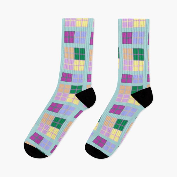 Item preview, Muted color squares Sticker Pack designed and sold by ThisNThatImages.