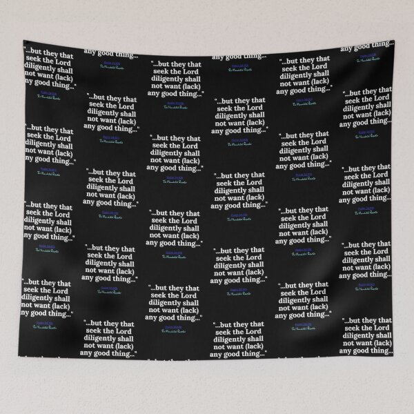 Item preview, Psalm 34:10b - Black and White designed and sold by TheReporter1.