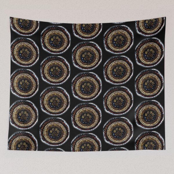 Item preview, dog pawprint art designed and sold by Freedomink.