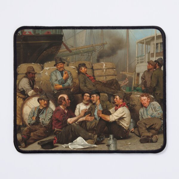 Item preview, The Longshoremen's Noon | John George Brown | 1879 Sailor Print designed and sold by CJET.