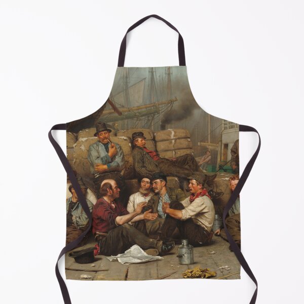 Item preview, The Longshoremen's Noon | John George Brown | 1879 Sailor Print designed and sold by CJET.