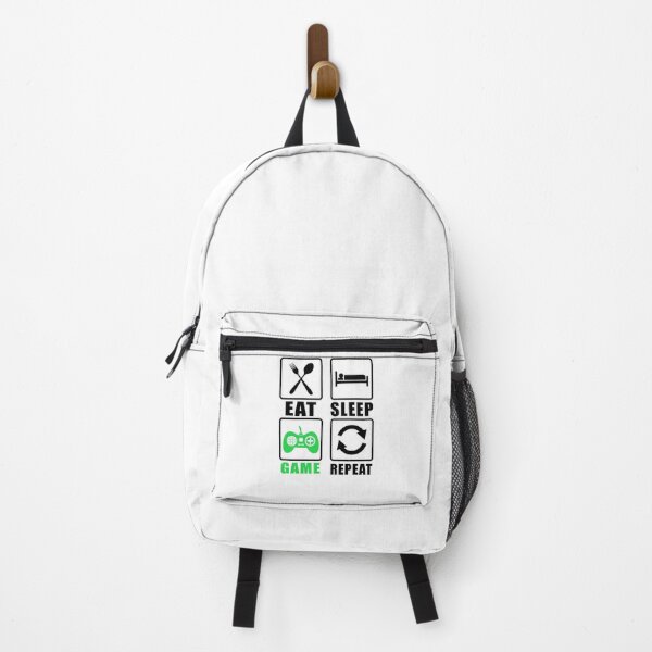 Item preview, Eat Sleep game repeat for gamers designed and sold by Fislux.
