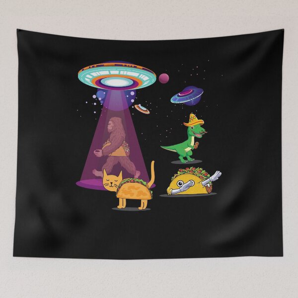 Item preview, Mexican Tacocat Dabbing Taco Bigfoot Dinosaur Cinco De Mayo designed and sold by Dressed For  Duty.