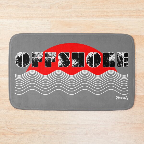 Item preview, OFFSHORE - WAVES EDITION. RED/BLACK/WHITE designed and sold by 5hertz.