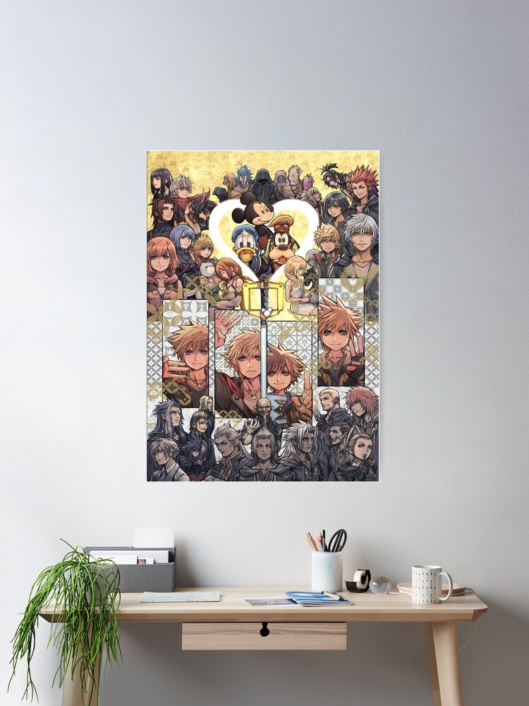 Imagen 2 de 3, Póster con la obra Portada de Kingdom Hearts 4, diseñada y vendida por joseanimates.