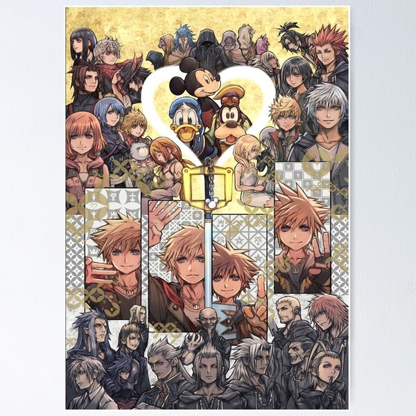 Kingdom hearts 4 cover art with all the characters