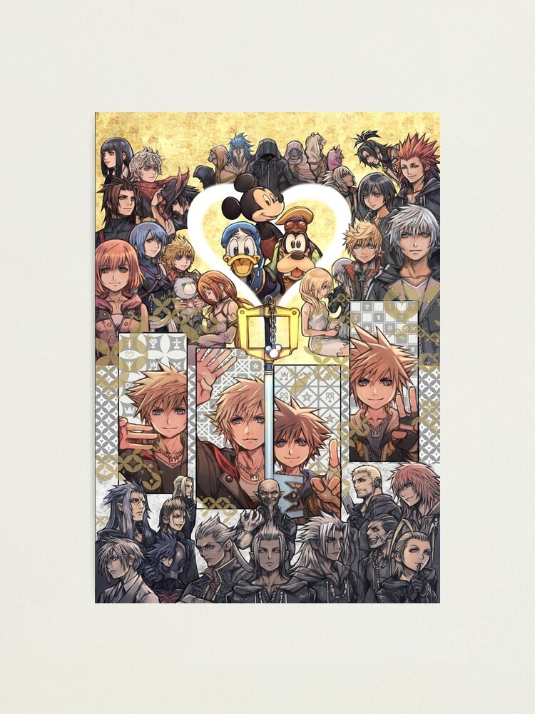 Imagen 1 de 3, Lámina fotográfica con la obra Portada de Kingdom Hearts 4, diseñada y vendida por joseanimates.