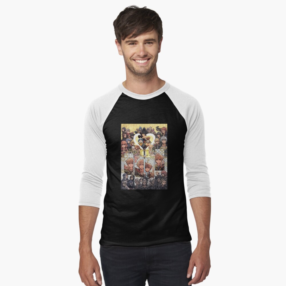 Vista previa del artículo con la obra «Camiseta ¾ estilo béisbol», diseñado y vendido por joseanimates.