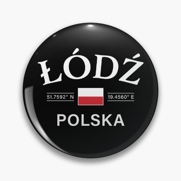 Item preview, Lodz Polska (Poland) Polish Coordinates designed and sold by HakeDesign.