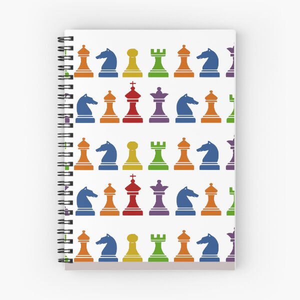 Item preview, Multi Color Chess Piece Design - Larger Image Version designed and sold by ThisNThatImages.