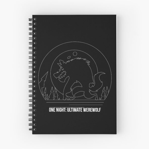 Item preview, One Night Ultimate Werewolf Minimalist Line Art - Board Game Inspired Graphic - Tabletop Gaming  - BGG designed and sold by MeepleDesign.