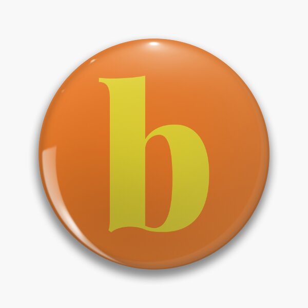 Item preview, Letter B Alphabet Art in Orange and Yellow designed and sold by OpalEllery.