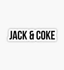 jack and coke Sticker